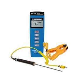 Thermomètre digital type-K, 1 sonde pince + 1 sonde ambiante, étui de transport|Deck 912-DCKTHR-110