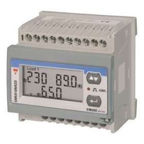 Compteur d'énergie 3Ph+N 400Vac sur TI rapport 5A RS485+impulsions MID rail DIN|Carlo gavazzi-CGPEM21072DAV53HOSPFAD