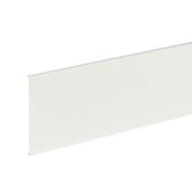 Couvercle pour goulotte de distribution Viadis largeur 120mm - PVC Blanc Artic|Planet wattohm-PLW16449