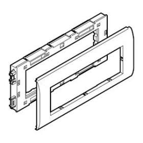 Support Logix montage disjoncteur -3 modules-Pour goulotte Logix Universel-Blanc|Planet wattohm-PLW48057