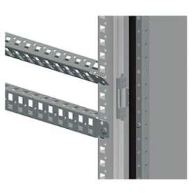 Spacial SF/SM - 2 traverses perforées à fixation rapide 2 rangées - 65x400mm|Schneider Electric-SCHNSYSQCR6540