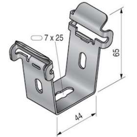 Support multifonction SUL50, I3, pour chemin de câbles fil largeur 50mm|Niedax France-NDX555118