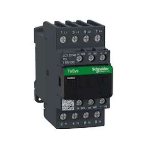 TeSys LC1D - contacteur - 4P - AC-1 440V - 40A - bobine 110Vcc|Schneider Electric-SCHLC1DT40FD