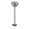 Suspension par tige avec baldaquin rond, blanc, pour VLF/VLDF/VLDGT, L1m, 1x