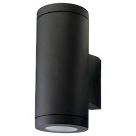 METRO applique cylindrique noir LED 6,2W GU10 3000K classe II IP65|Sg lighting-NOL624697