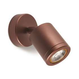 Applique murale WL220 bronze, faisceau de 40DEG, 230V, 2700K, aluminium anodisé|Collingwood-SLHWL220ZWBM27