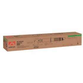 Kit terminal horizontal Rolux Renofit + Cde 87DEG condensation 80/125- 60/100|Ubbink-UBB229412