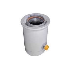 Récupérateur de condensats coulissant Rolux Gaz D80/125mm alu/PVC|Ubbink-UBB224108