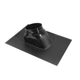 Solin toit 35 à 55DEG ardoise polyéthylène noir D110/160mm|Ubbink-UBB290091