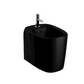 Plural bidet à poser, VitrA Clean, noir mat|Vitra France-GIR7816B4830288