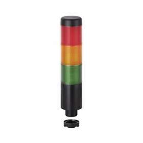 Kompakt 37 - Col. lumineuse monobloc - 85dB - 24VAC/DC - Vert/Orange/Rouge|-WRM69921075