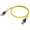 Câble ethernet f/utp cat. 6a de 20 m, revêtement lszh (jaune)