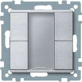 KNX M-Plan - commande multifonction - 4 BP - aluminium|Schneider Electric-SCHMTN627660