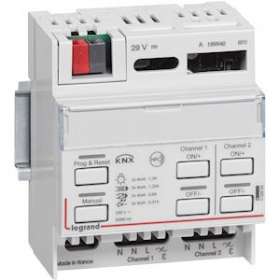 Contrôleur modulaire BUS/KNX pour variation toutes charges -2 sorties -4 modules|Legrand-LEG002654