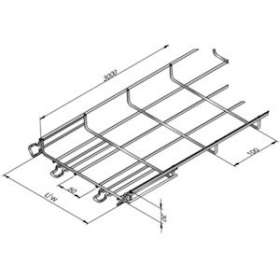 Chemin de câbles fil automatique CITO MTC 30x150, EZ|Niedax France-NDX711239