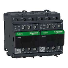 TeSys LC2D - contacteur inverseur - 3P - AC-3 440V - 9A - bobine 24Vcc|Schneider Electric-SCHLC2D09BLV