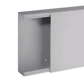 Goulotte de distribution non cloisonnable TA-E 200x60 1 compartiment grise|Iboco-IBOB01839