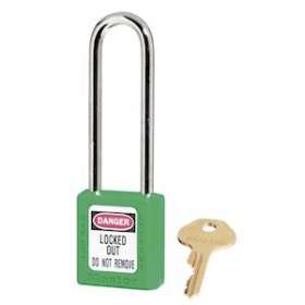 Cadenas Zenex Vert - Clé différente retenue - Anse 76 mm - Dia 6 mm|Master lock europe-SKP410LTGRN