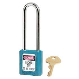 Cadenas Zenex Bleu Sarcelle - Clé différente retenue - Anse 76 mm - Dia 6 mm|Master lock europe-SKP410LTTEAL