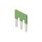 Barrette de pontage 3P pour insert CDSH - couleur verte 50V