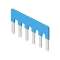 Barrette de pontage 6P pour insert CDSH - couleur bleue 50V