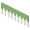 Barrette de pontage 9P pour insert CDSH - couleur verte 50V