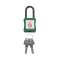 cadenas plastique vert anse nylon 6mm clé identique A3