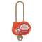 cadenas orange 70mm d.4mm cle aleatoire