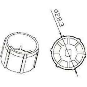 Kit adaptateur rond 28,5 x 0,75 mm|Came france-KAM001YK3102