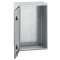 Coffret metal Atlantic version vertical 1 porte 600x400x250mm avec plaque