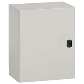 Coffret metal Atlantic version carrée 1 porte 600x600x250mm et plaque|Legrand-LEG036964