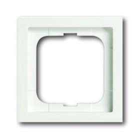 Cadre 1 Poussoir Blanc Studio Mat|ABB-ABB586787