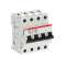 Disjoncteur S204P 4P 25A Courbe K Raccordement à vis - 25KA (4Modules)