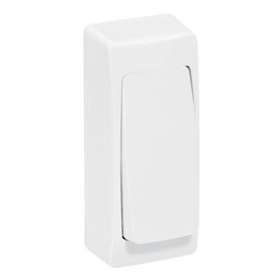 Poussoir version étroite Appareillage Saillie - blanc|Legrand-LEG097609