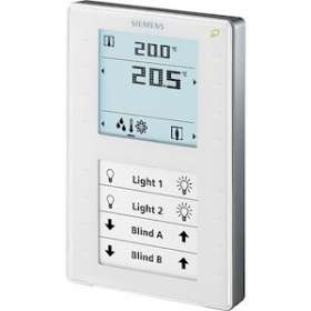 Appareil d'ambiance KNX Temp. boutons LCD|Siemens HVAC-SBAQMX3.P37