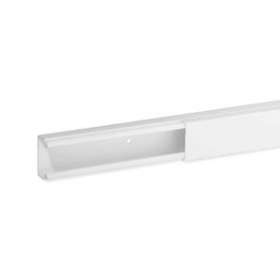 Goulotte de distribution non cloisonnable TA-E 25x17 1 compartiment blanche|Iboco-IBOB00380