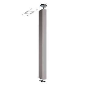 Colonne standard TerCia CLE-C45 2 faces Hmax fixation 3300 à 3600mm alu anodisé|Iboco-IBOB45370