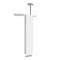 Colonne speed TerCia CLS-C45 2 faces Hmax fixation 3300 à 3600mm alu blanc