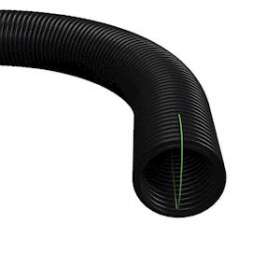 Conduit TINB diamètre 63mm avec tire-fils noir RAL9005 couronne de 25m|Iboco-IBOB34363