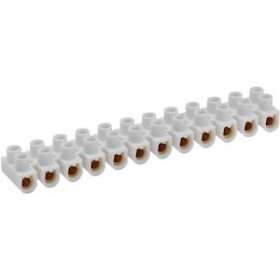 Barrette de connexion 10 mm² en polypropylène blanche|Bizline-BIZ320008