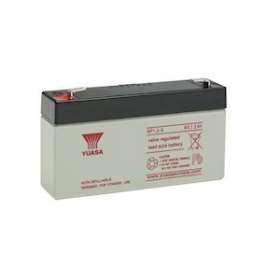 Batterie stationnaire étanche au plomb NP 1.2Ah 6V - bac standard|Yuasa-YUANP1-2-6