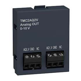 Modicon M221, cartouche 2 sorties analogiques, tension 0-10V|Schneider Electric-SCHTMC2AQ2V