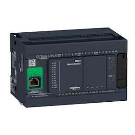 Modicon M241, contrôleur 24E/S PNP+relais, ports Ether+CAN+2 série, 100/240VCA|Schneider Electric-SCHTM241CEC24R