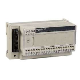 Telefast ABE7 - embase de raccordement passive - 16 E ou S - DEL - isolateur|Schneider Electric-SCHABE7H16S21