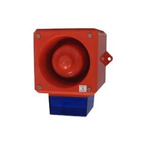 YL50/F50/B/RF/WR - COMBINE SIRENE/FLASH 48VCC BLEU 5J 112dB IP66|-MKM221236