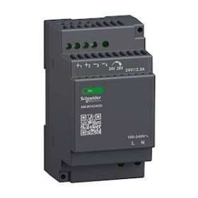 Modicon ABL - alimentation à découpage - 2,5A - 100à240Vca mono/biphasé - 24Vcc|Schneider Electric-SCHABLM1A24025