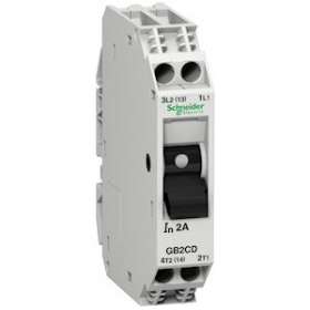 TeSys GB2-CD - disjoncteur pour circuit de contrôle - 2A - 1P+N - 1d|Schneider Electric-SCHGB2CD07