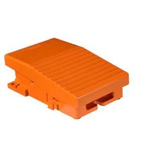 Preventa XPER - inter. à pied - simple - sans capot - métal.- orange - 1O+1F|Schneider Electric-SCHXPER110