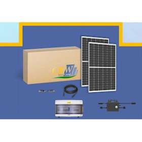 Kit Solaire 9kW-12 micro-onduleur-24 panneaux 375W-sans fixation-Coffret AC|-KWC89075