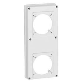 Plastron P17 280x125mm recevant 2 prises 16A ou 32A pour composer un coffret P17|Legrand-LEG057718